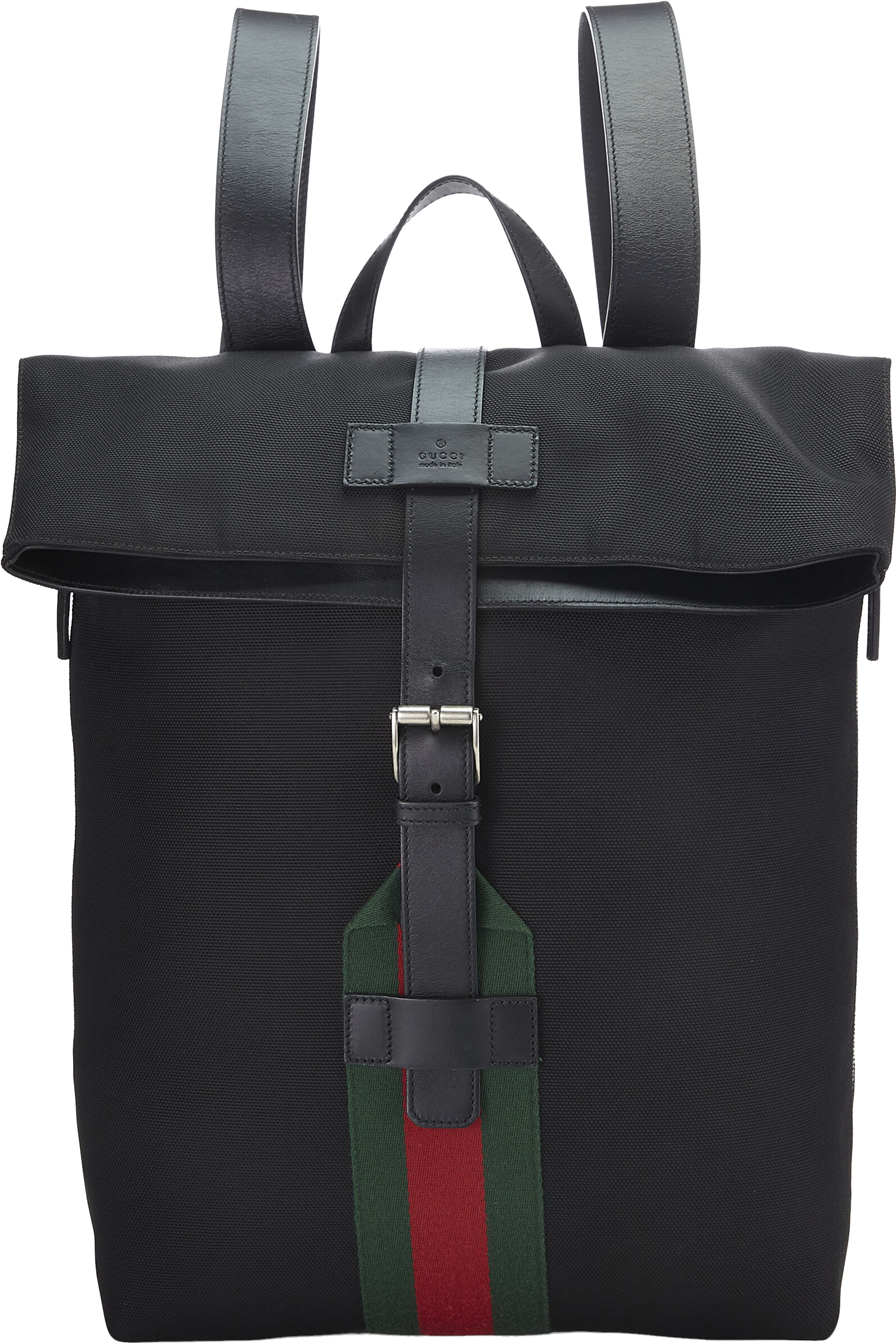 Gucci Techno Canvas Web Backpack In Black | Editorialist