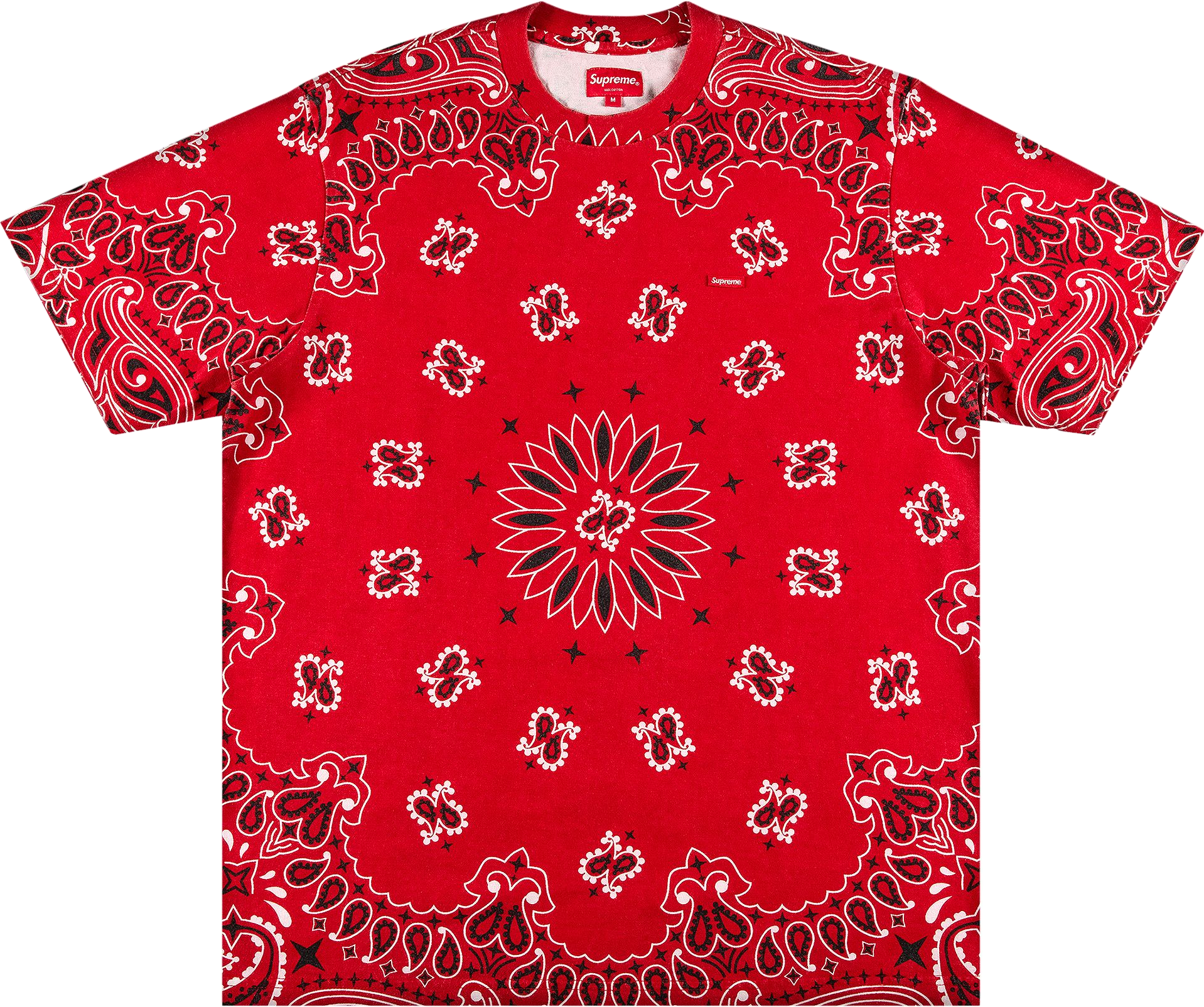 Supreme Small Box Tee Bandana - Brown | Editorialist
