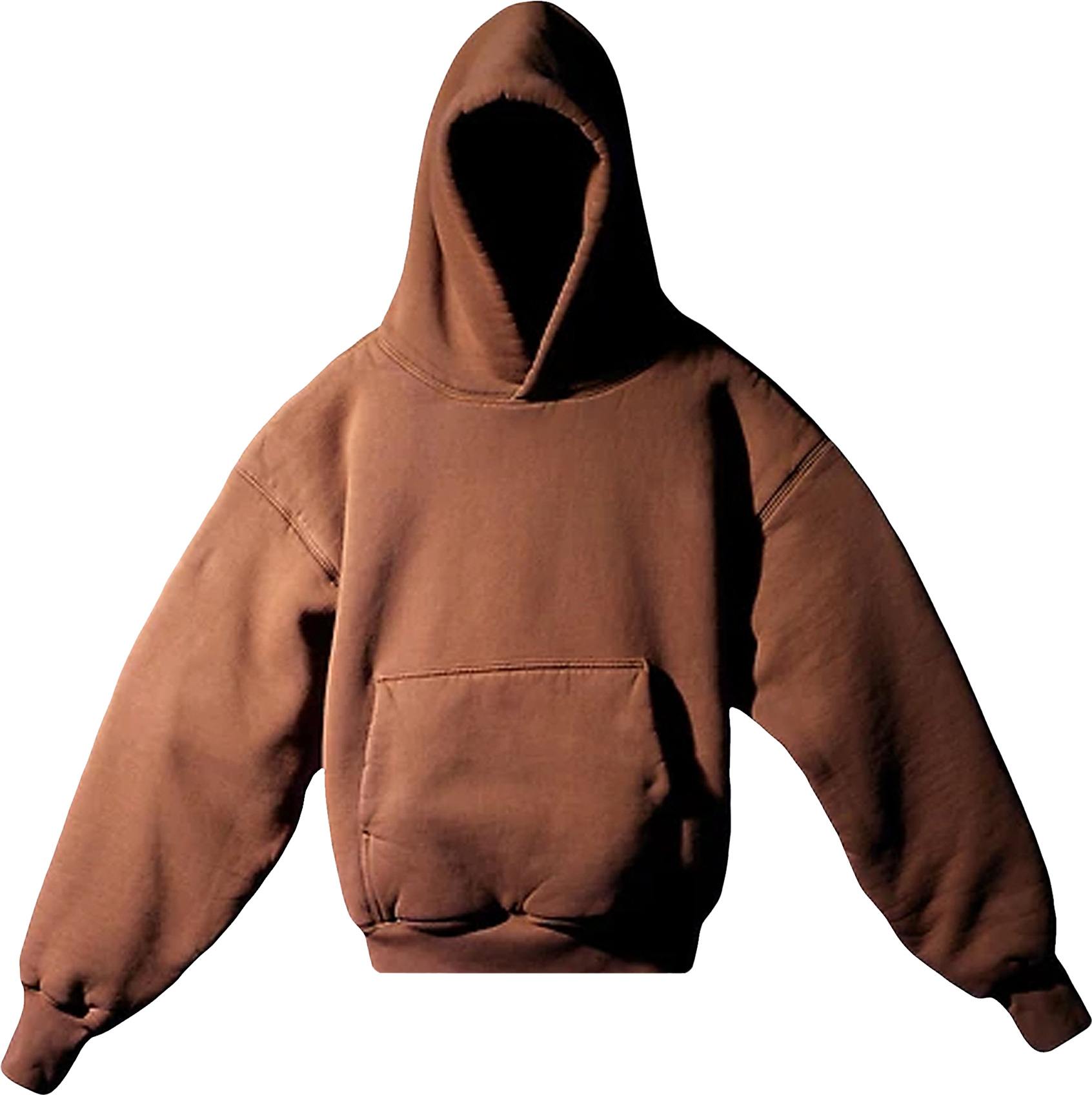 Yeezy Relaxed Fit Hoodie - Brown | Editorialist