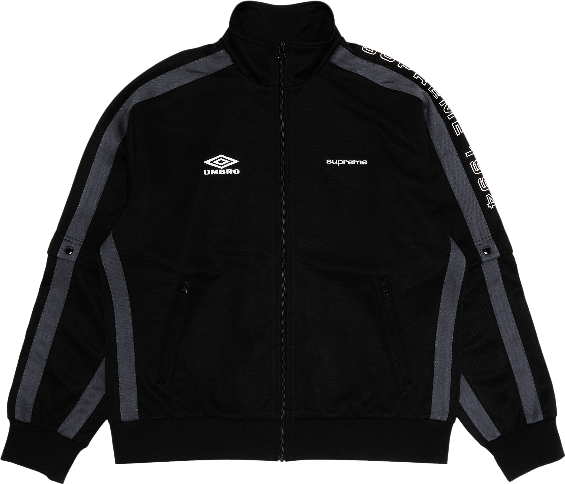 Supreme X Umbro Snap Sleeve Jacket - Black | Editorialist