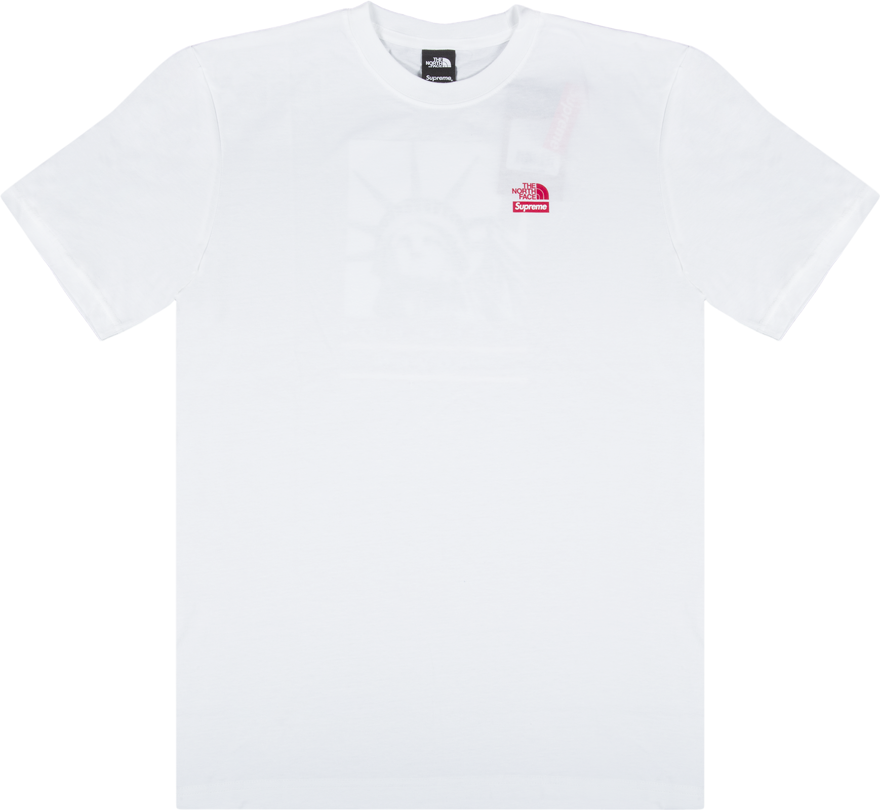 Supreme X The North Face Statue Of Liberty T-Shirt - White