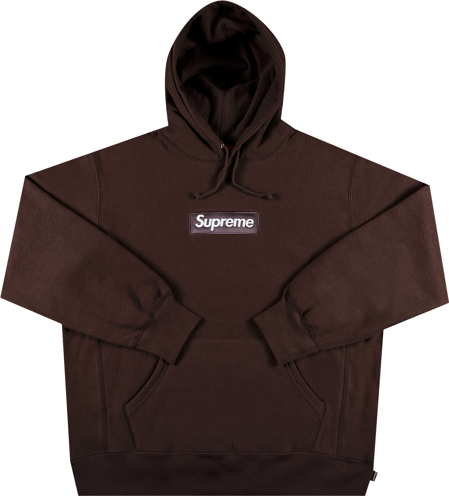 Supreme Box Logo Hooded Sweatshirt - Brown | Editorialist