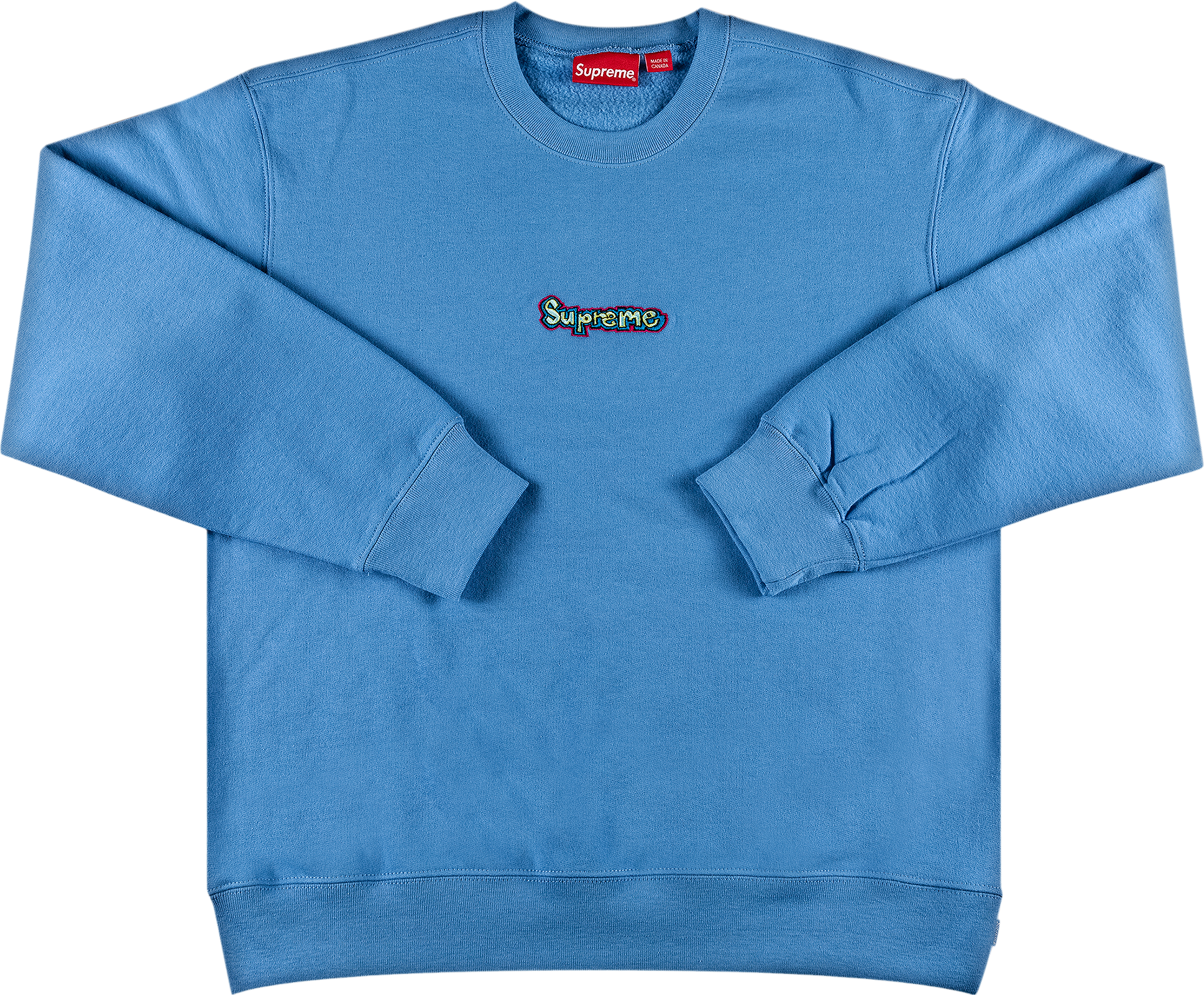Supreme Gonz Logo Crewneck - Blue | Editorialist