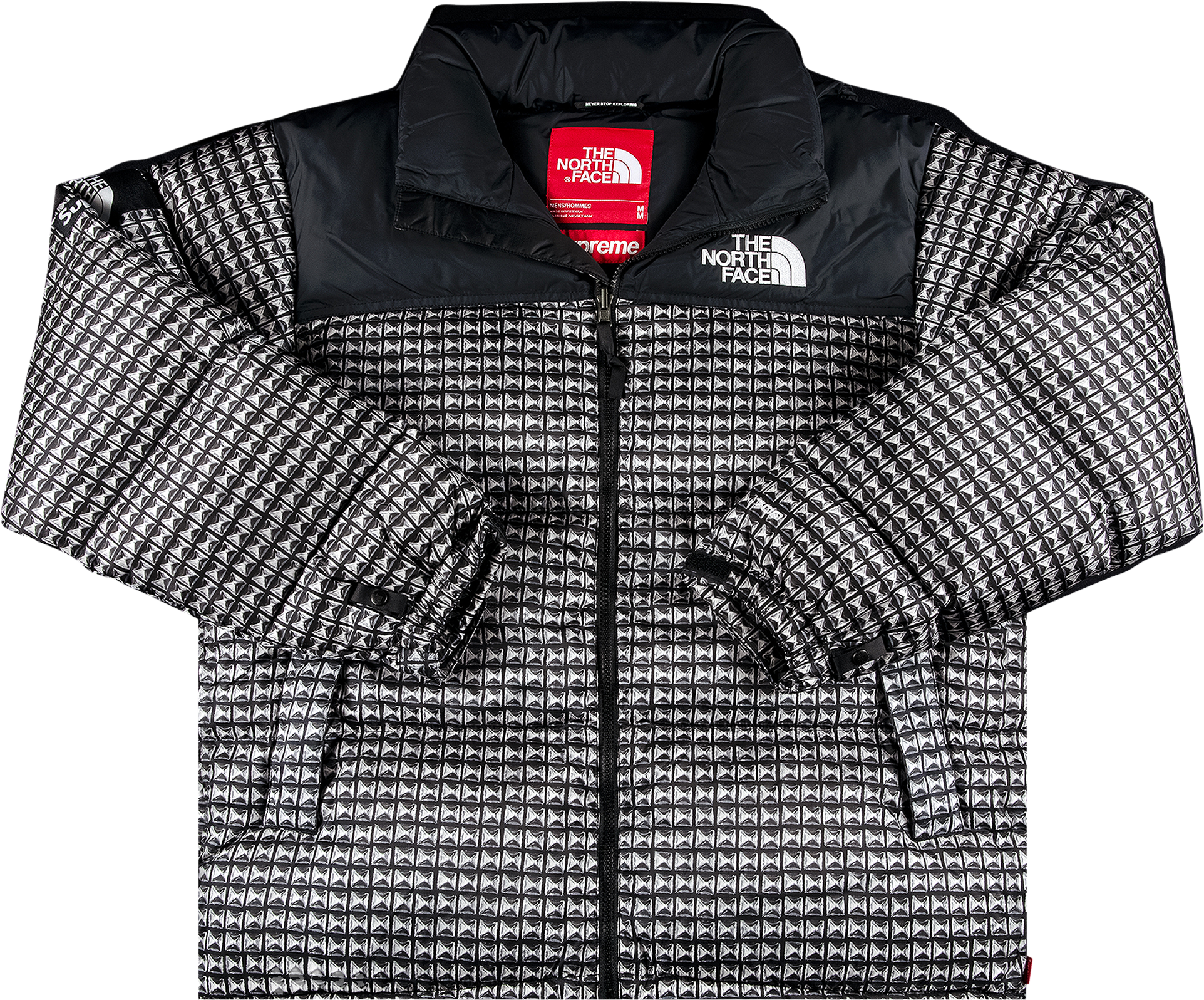 Supreme The North Face® Studded Nuptse Supreme X The North Face Studded Nuptse Jacket - Black | Editorialist