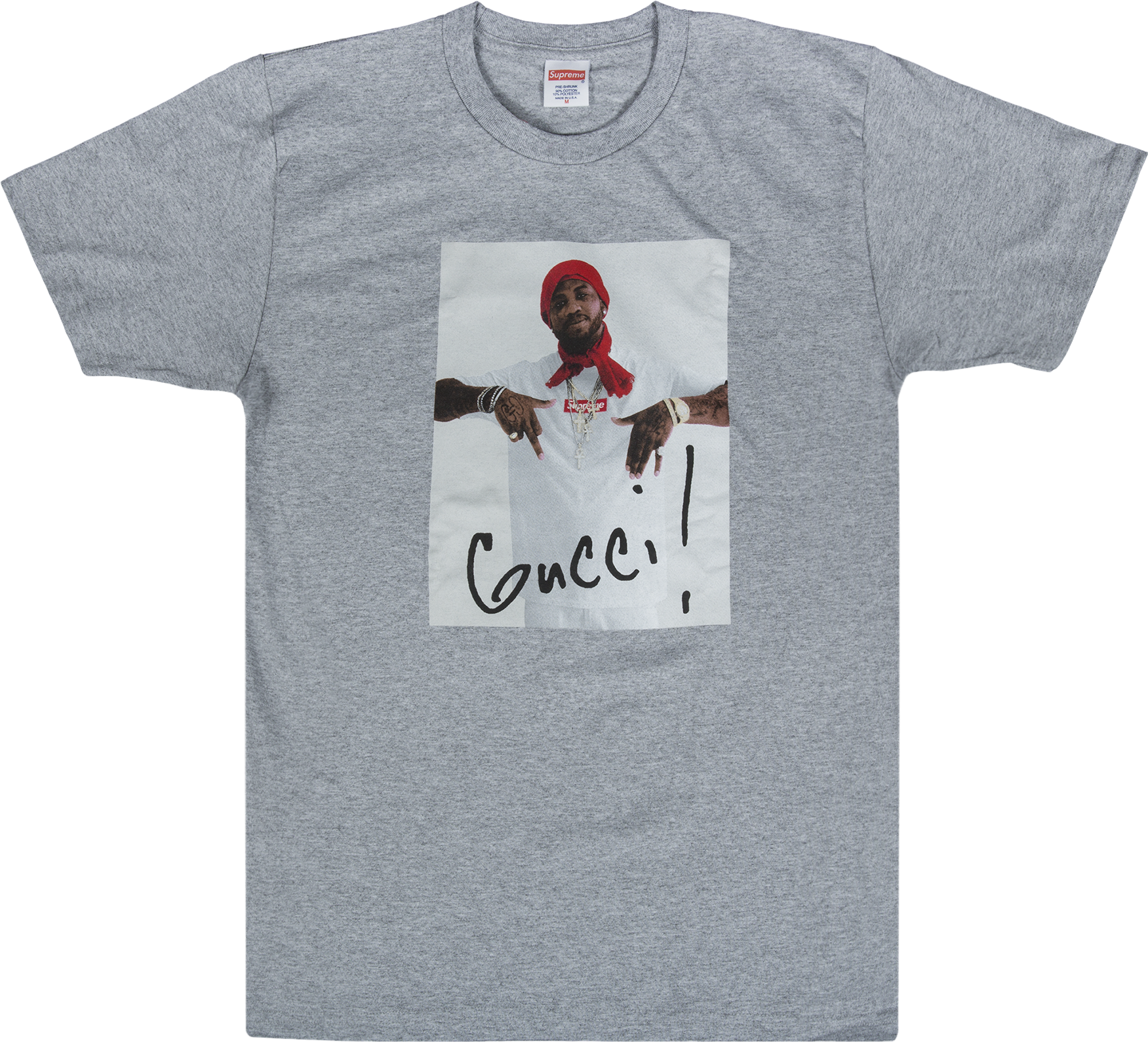 Supreme Gucci Mane Graphic-Print T-Shirt - Black | Editorialist