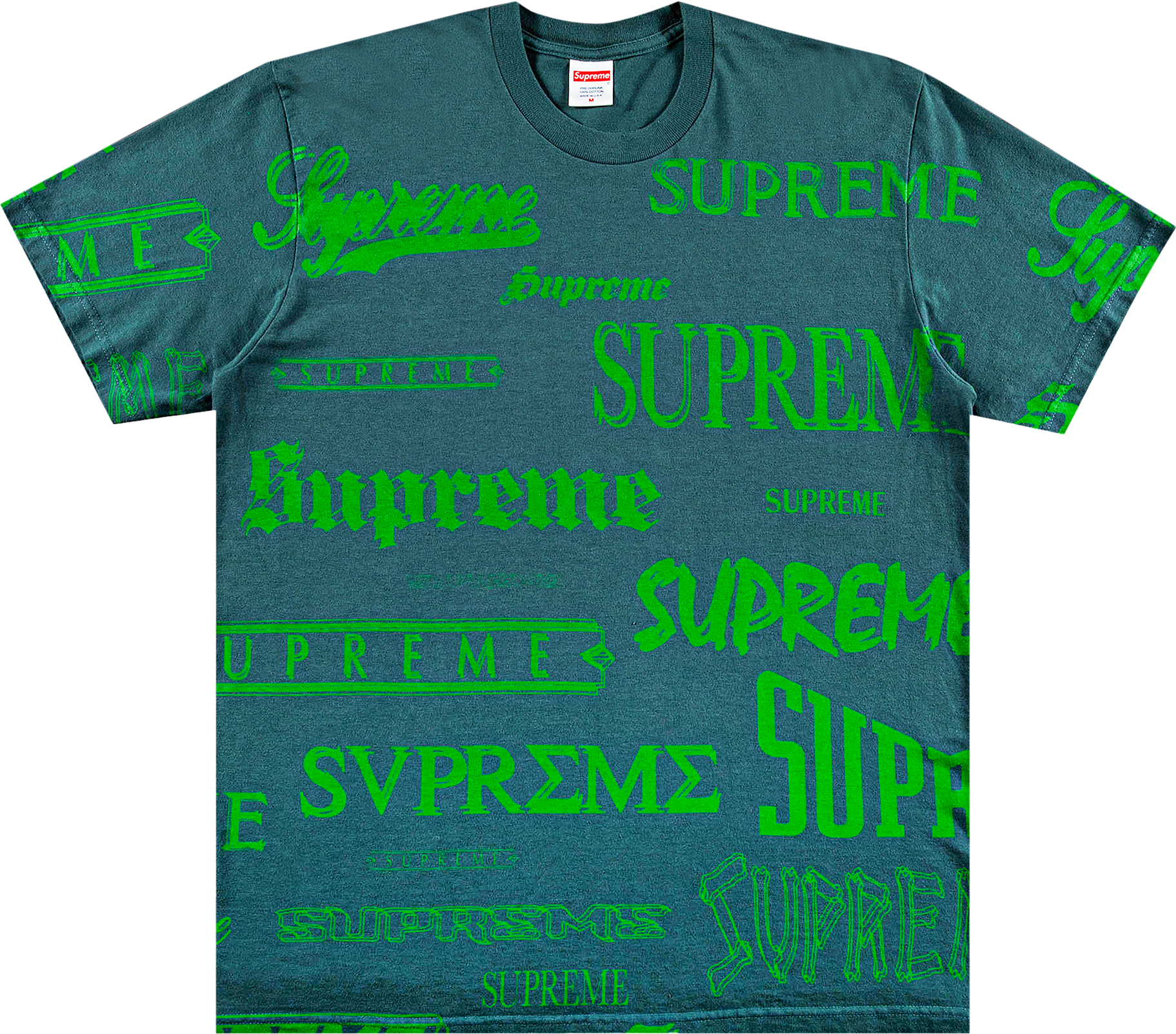 Supreme Multi Logo Tee - White | Editorialist
