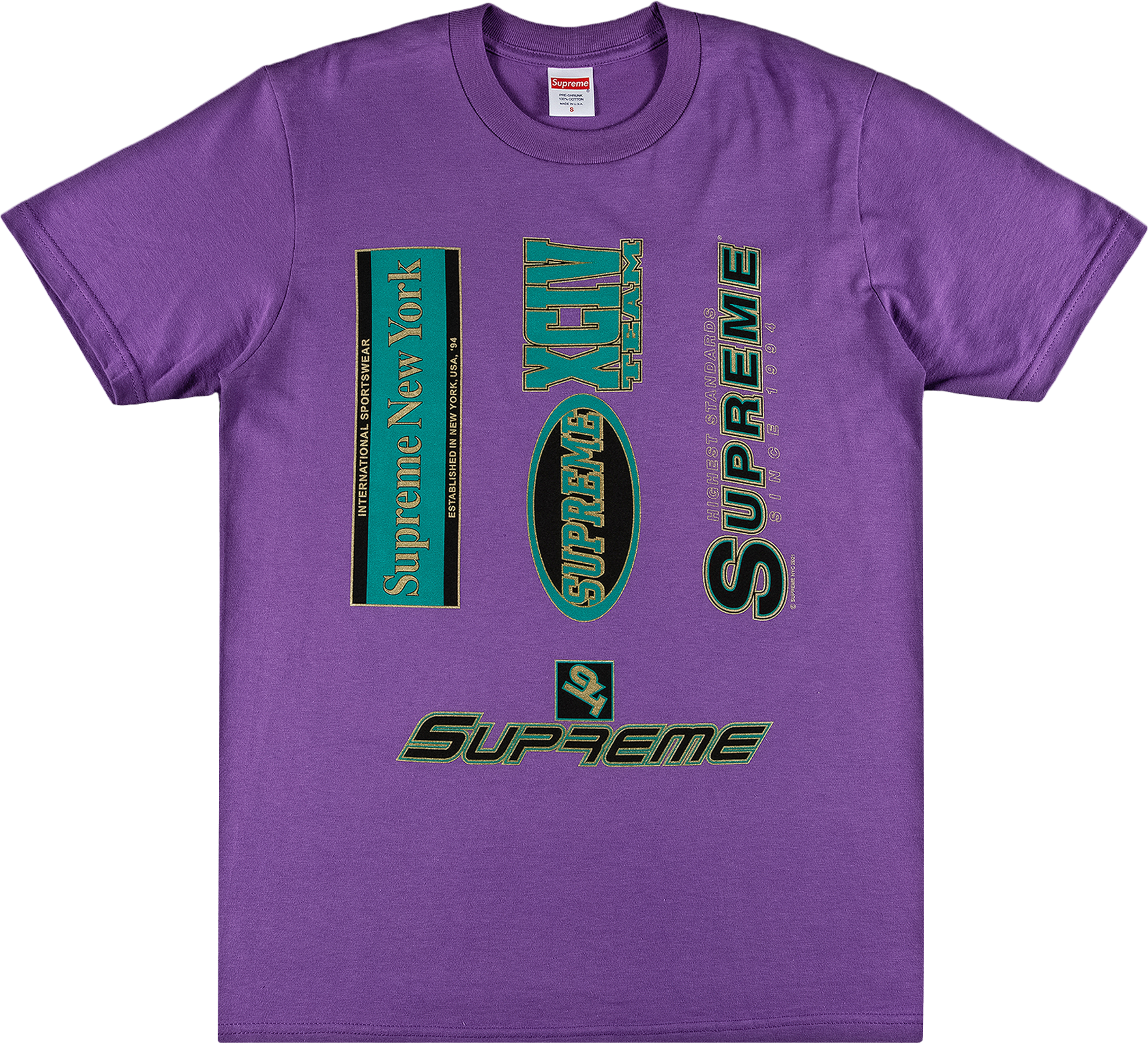 Supreme Multi Logo Tee - White | Editorialist