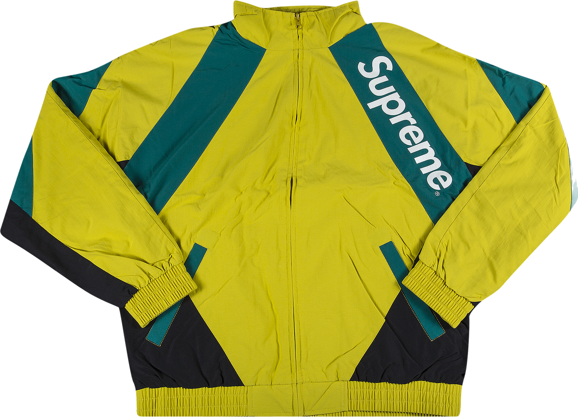 Supreme Paneled Track Jacket - Gold | Editorialist