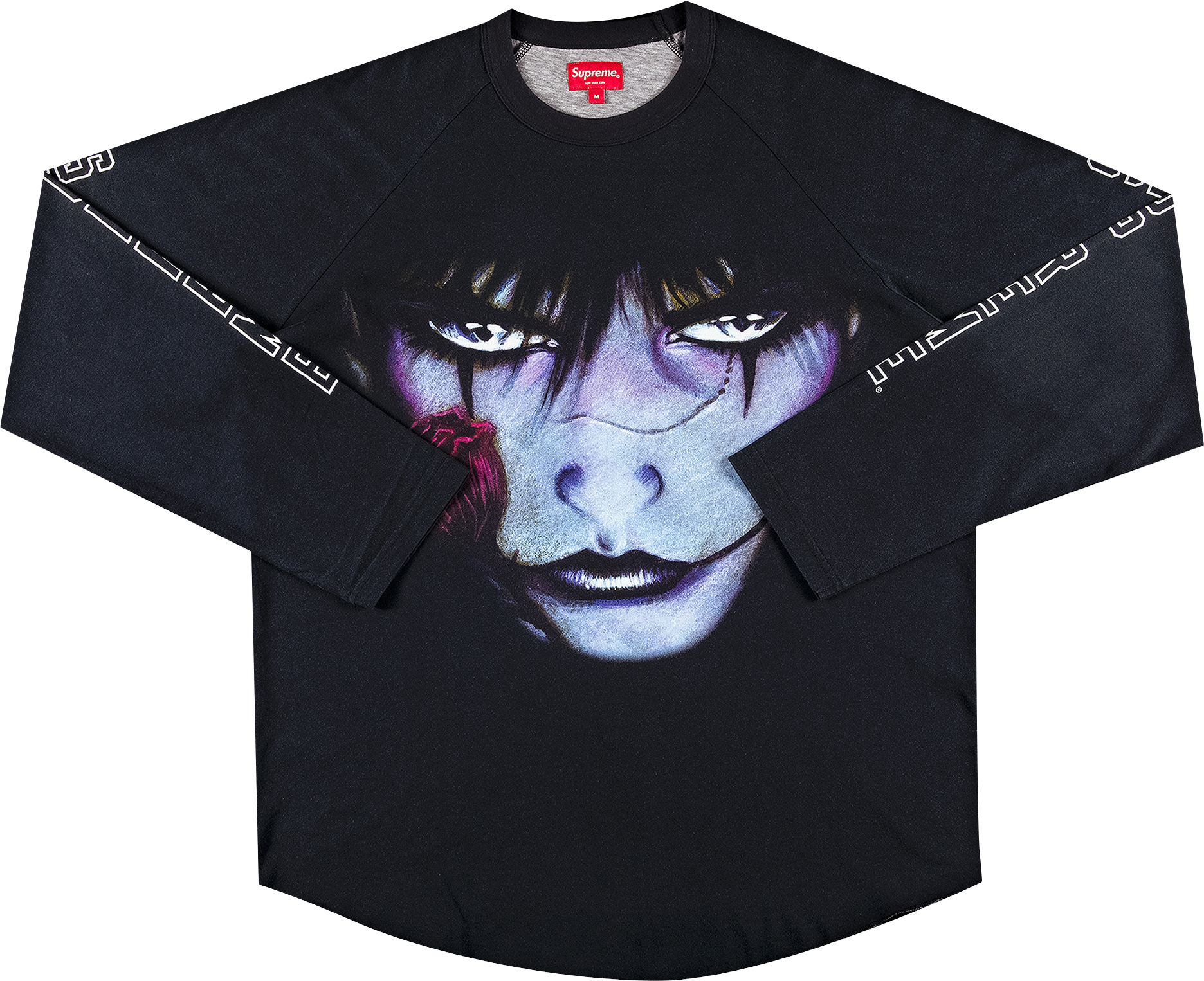 Supreme X The Crow Long-Sleeve Tee - Black | Editorialist