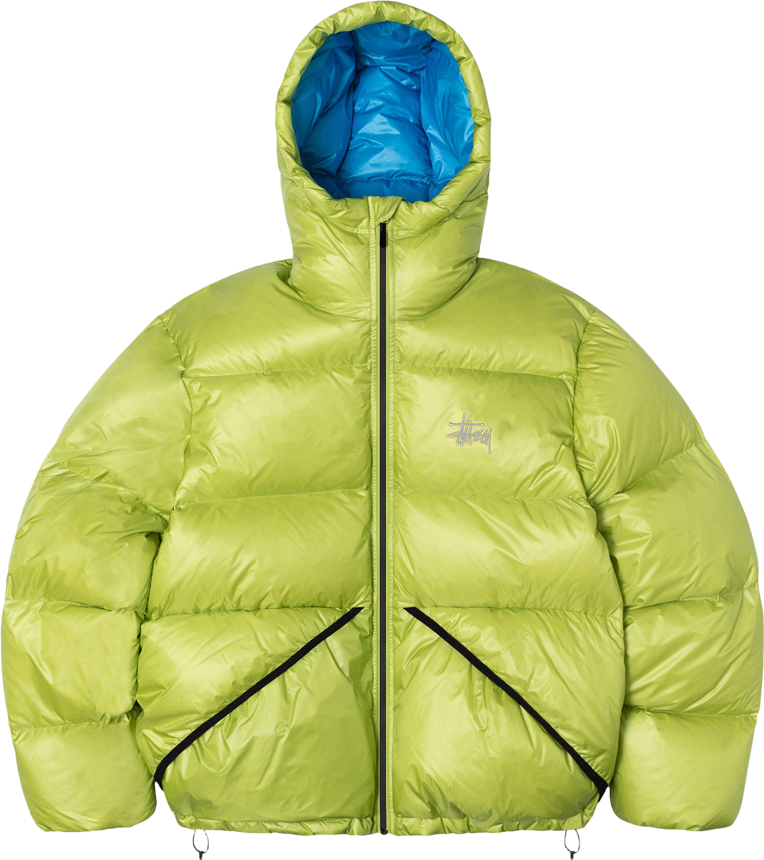 StüSsy Micro Ripstop Down Parka - Orange | Editorialist