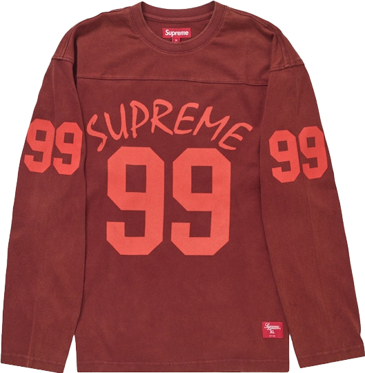 Supreme 99 Long Sleeve Football Top - Green | Editorialist