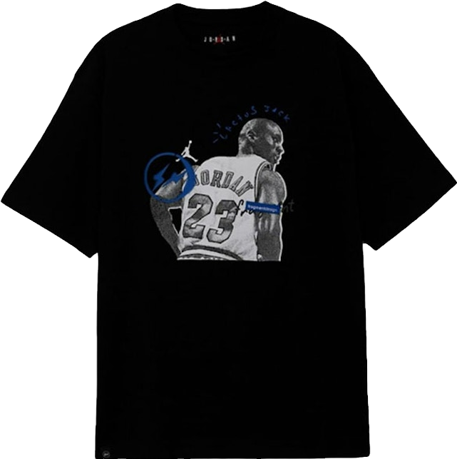 TRAVIS SCOTT X Jordan X Fragment T-shirt - Black | Editorialist