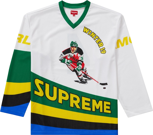 Supreme Gremlins Hockey Jersey - White | Editorialist
