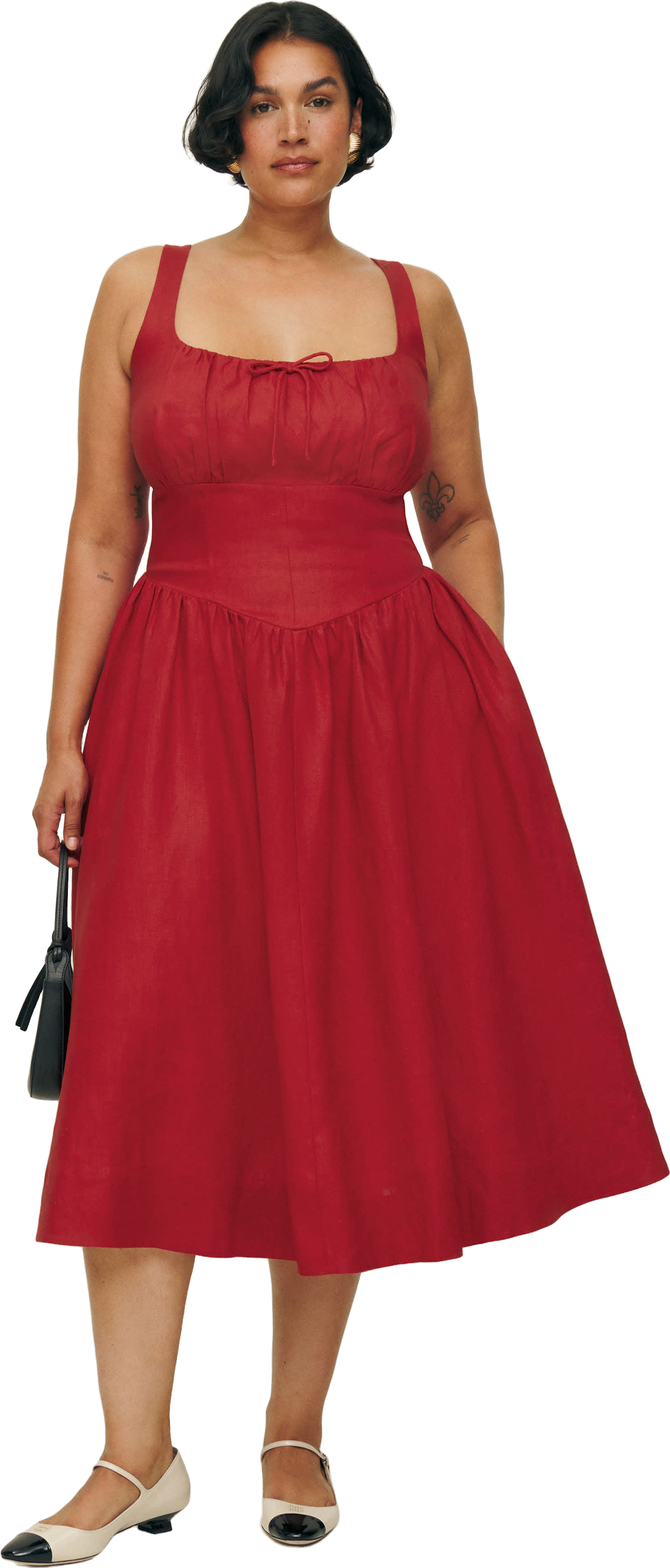 Reformation Balia Linen Maxi Dress - Ivory | Editorialist Reformation Balia Linen Maxi Dress - Ivory | Editorialist