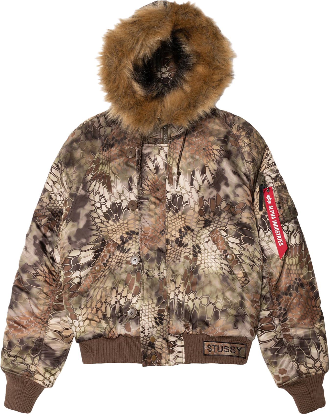 StüSsy X Alpha Kryptek Camo N2b Jacket - Highlander | Editorialist