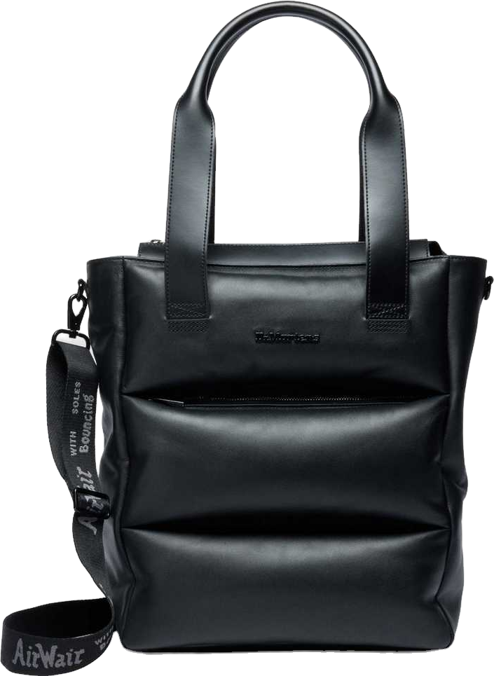 Dr. Martens Smooth Leather Weekender Bag - Black | Editorialist