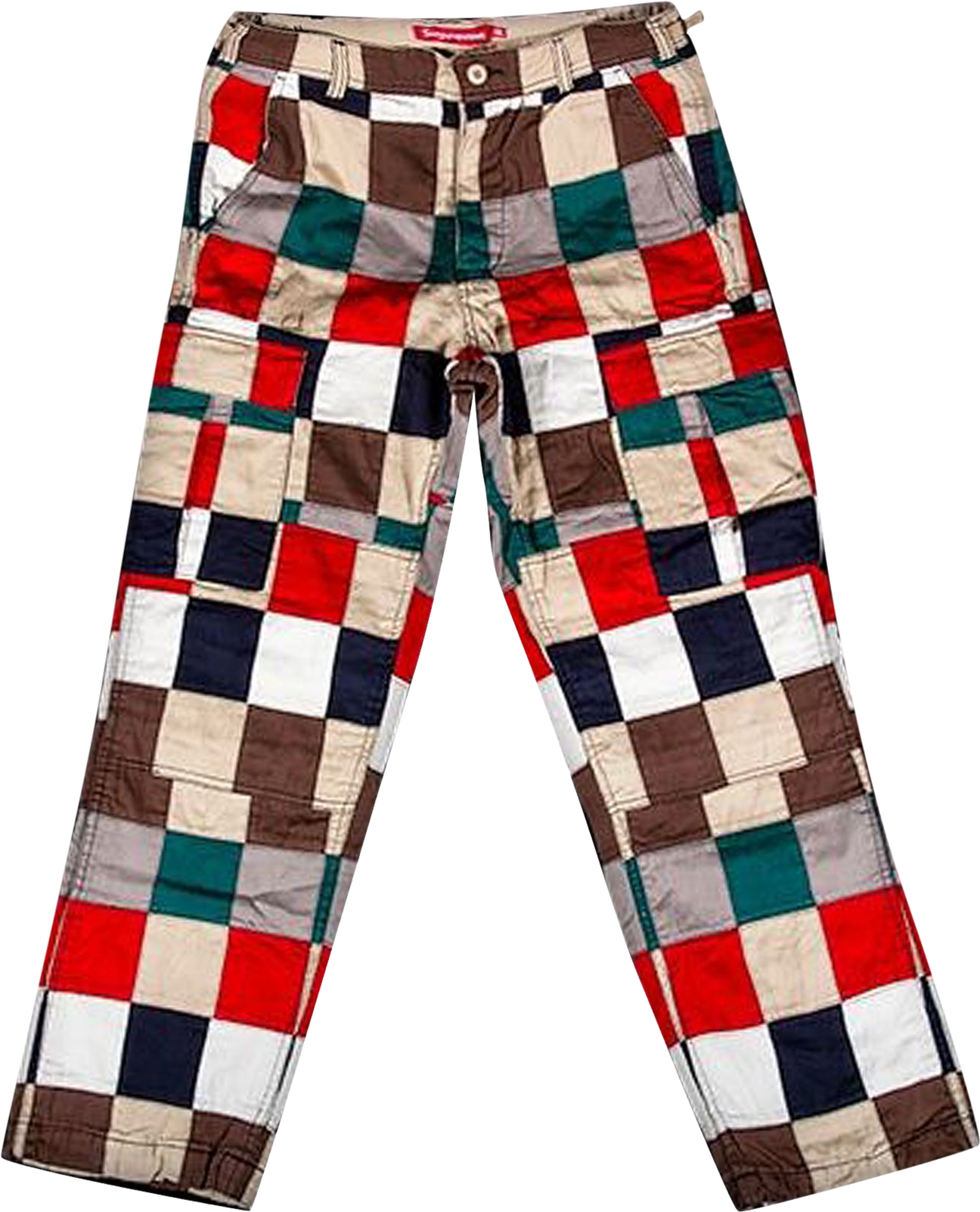 Supreme X Junya Watanabe Patchwork Cargo Pants - Green | Editorialist