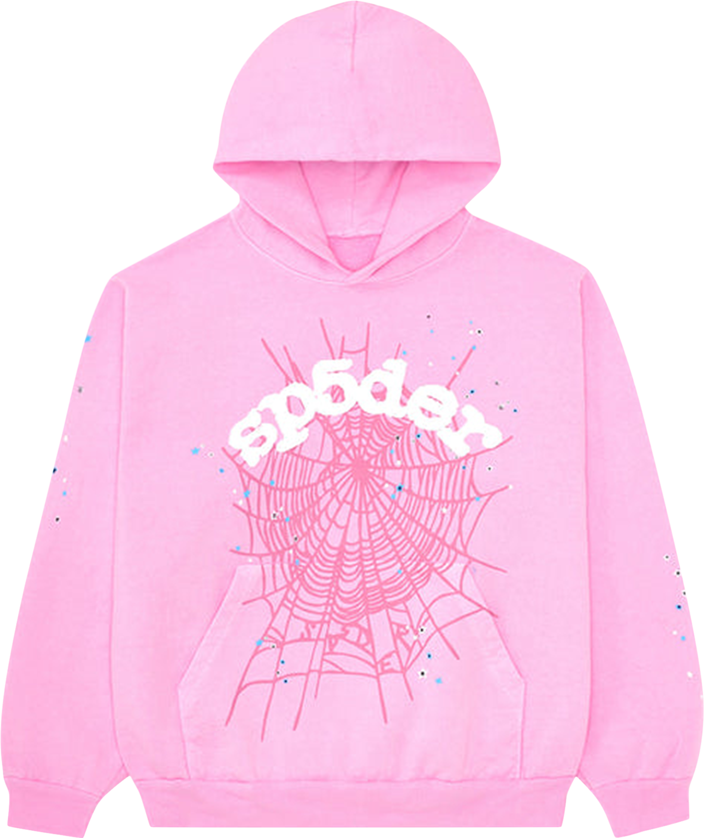 Sp5der Og Web Hoodie - Pink | Editorialist