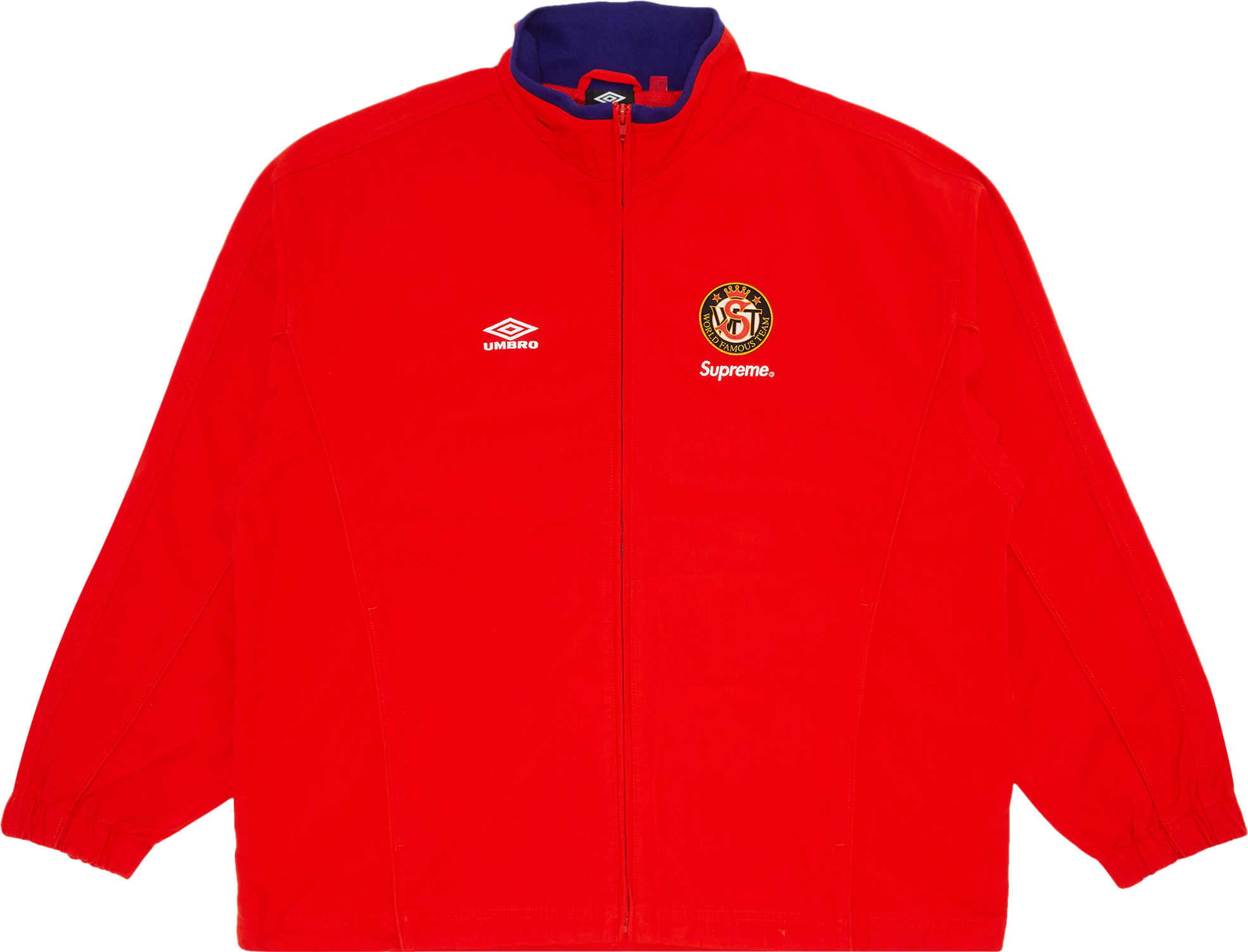 Supreme Cotton Ripstop Track Jacket - Red | Editorialist