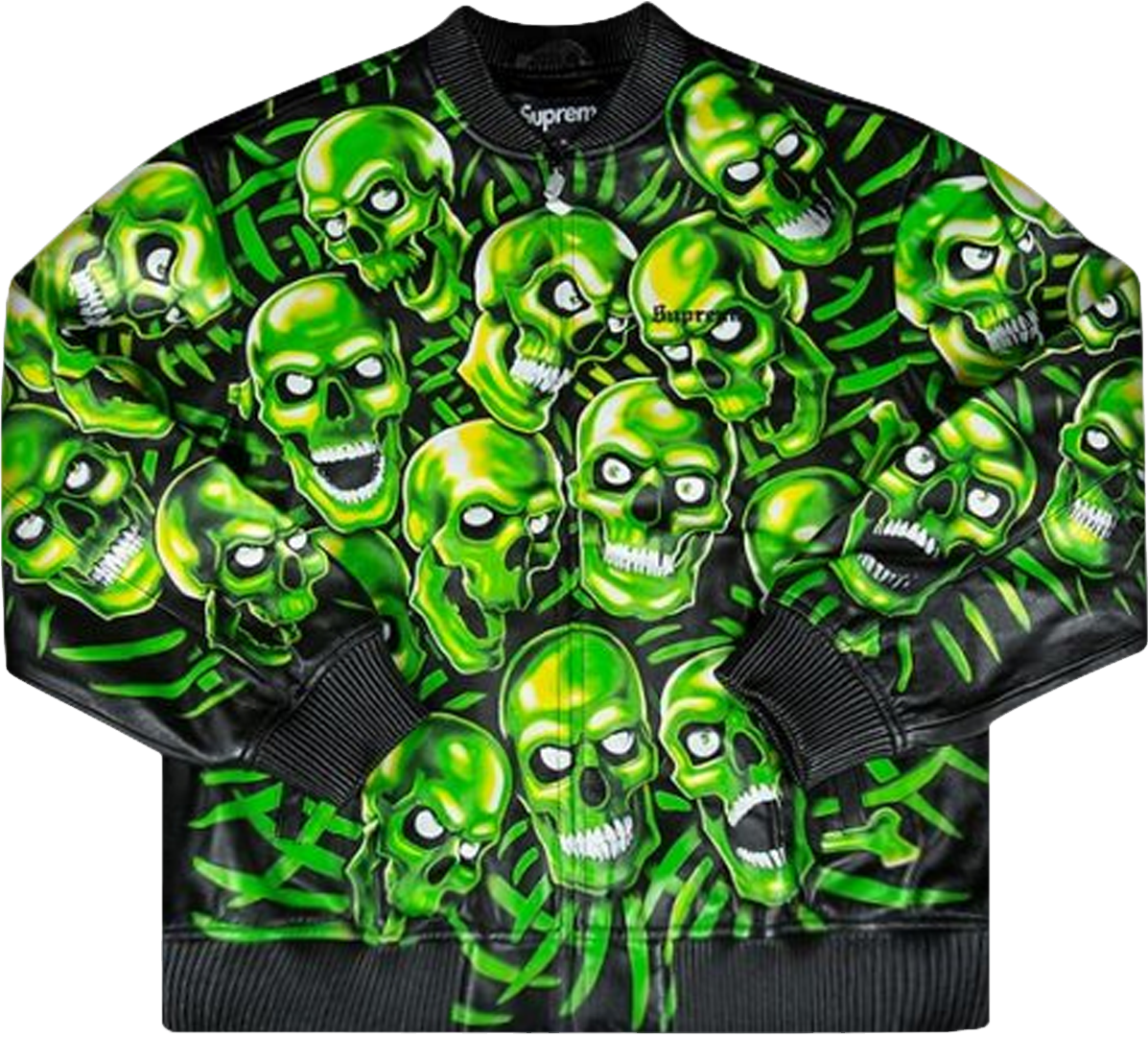 ジャケット・アウター Supreme Skull Pile Leather Bomber Jacket Supreme Skull Pile Leather Bomber Jacket size:Medium | eBay