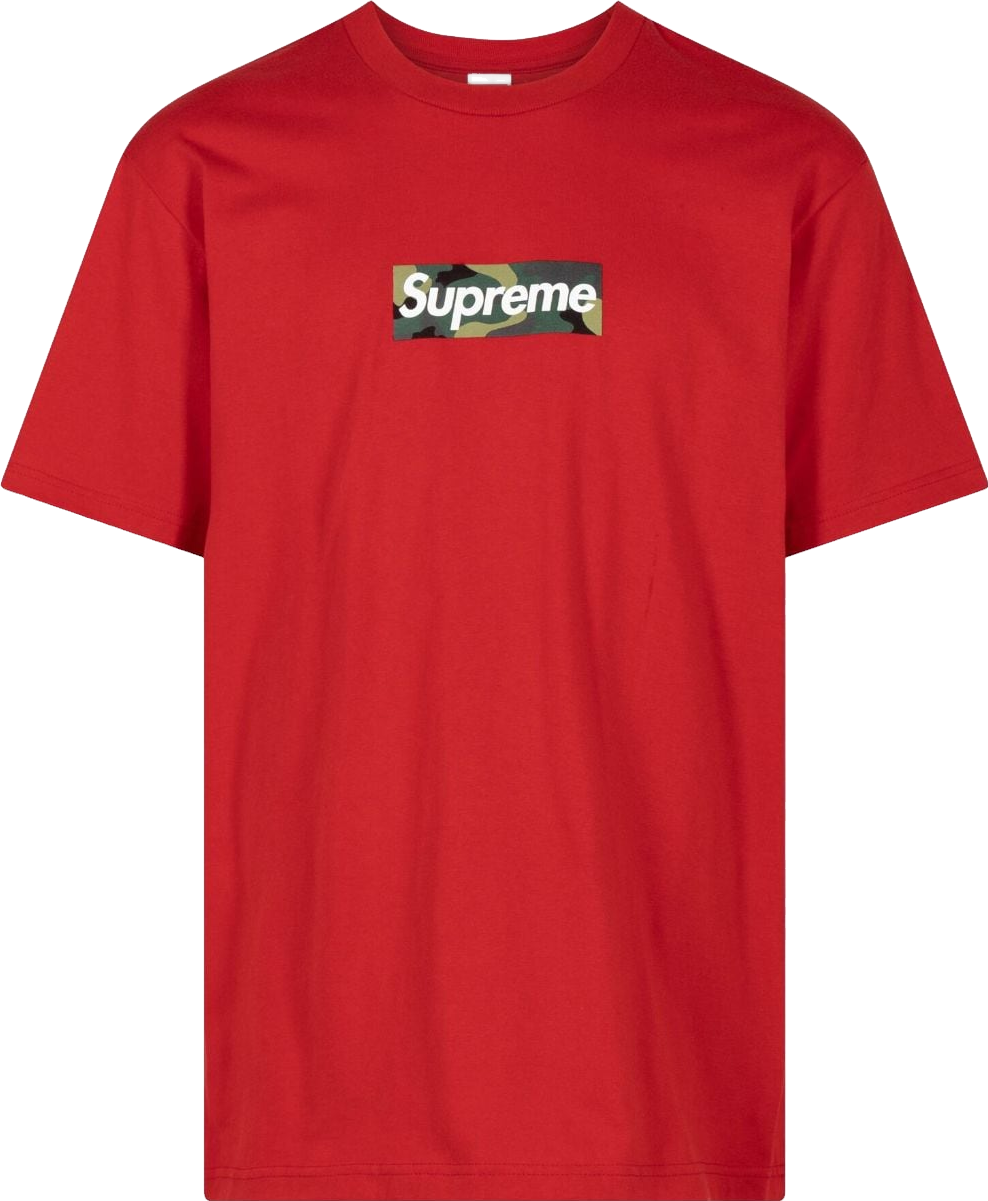 Supreme Box Logo T-Shirt - Red | Editorialist