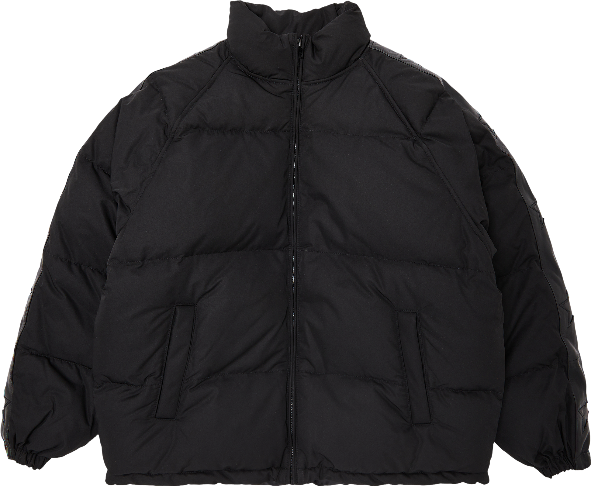 Supreme Star Sleeve Down Puffer Jacket - Black | Editorialist