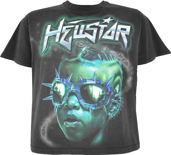 Hellstar The Future Tshirtin - Black/Blue | Editorialist