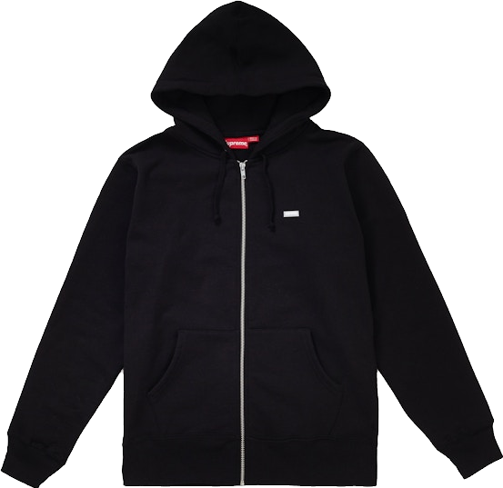 Supreme Small Box Logo Zip Up Hooded Sweatshirt - Cardinal