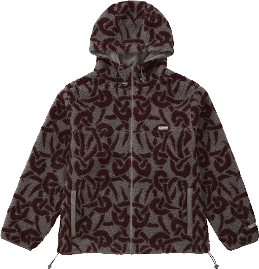 Supreme Champion Zip Up Hooded Sweatshirt - Purple | Editorialist