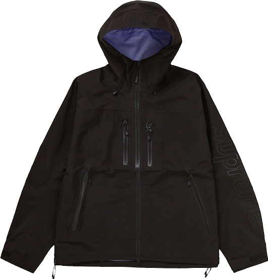Supreme Gore-Tex Taped Seam Shell Jacket - Purple | Editorialist