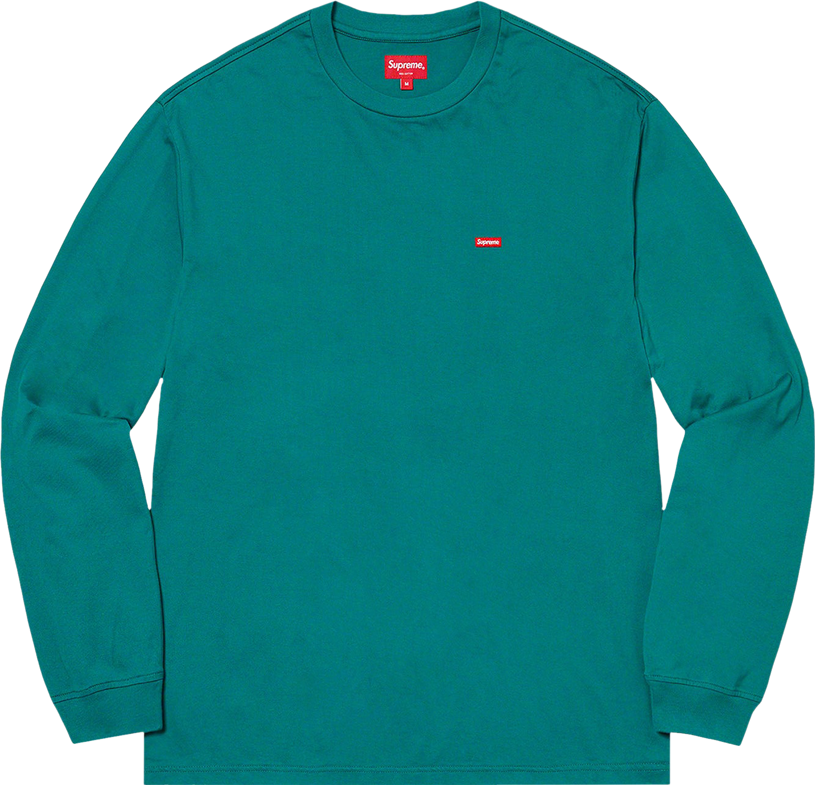 Supreme Small Box Long-Sleeve Tee - Teal | Editorialist