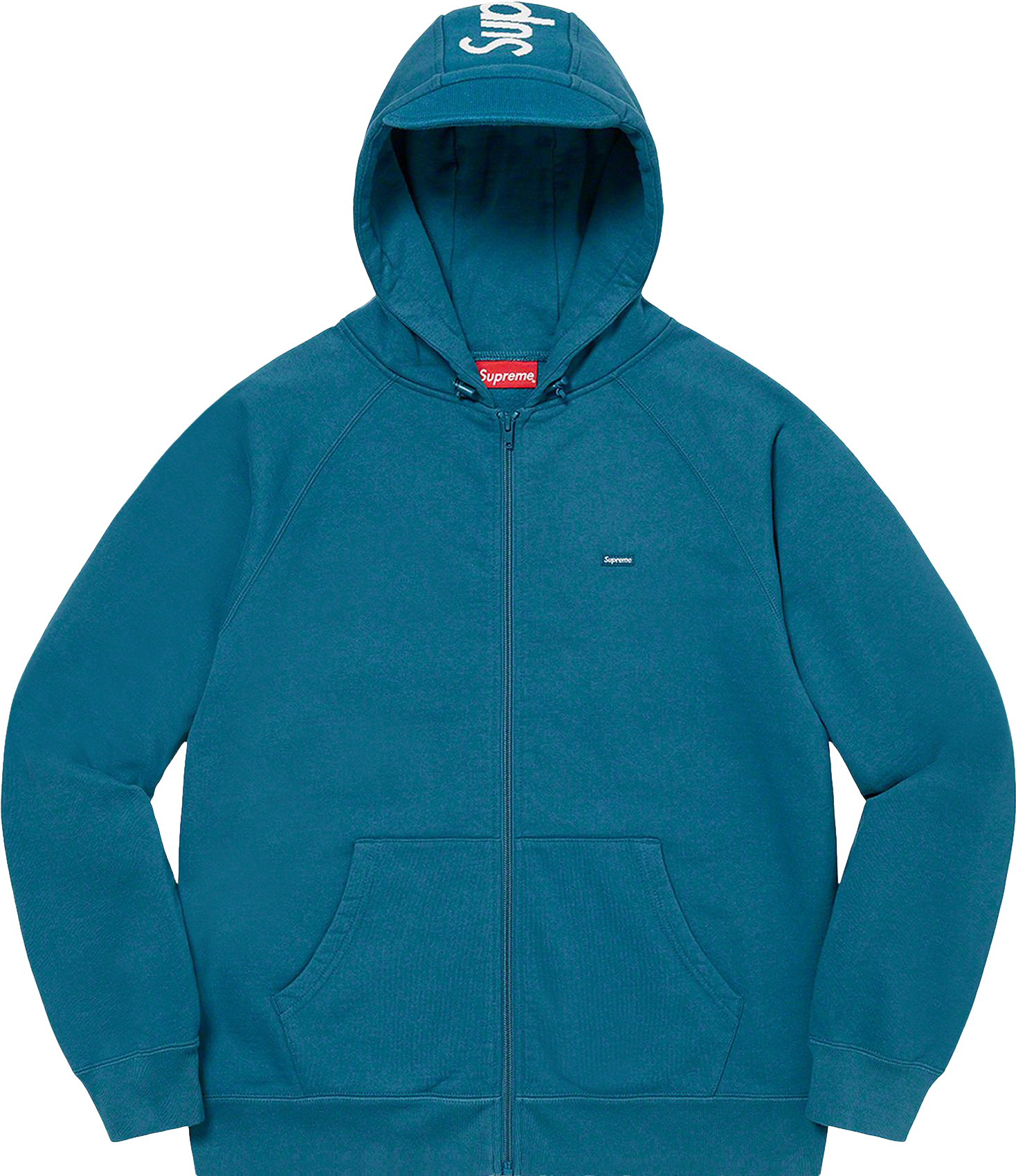 Supreme Brim Zip Up Hooded Sweatshirt - Blue | Editorialist