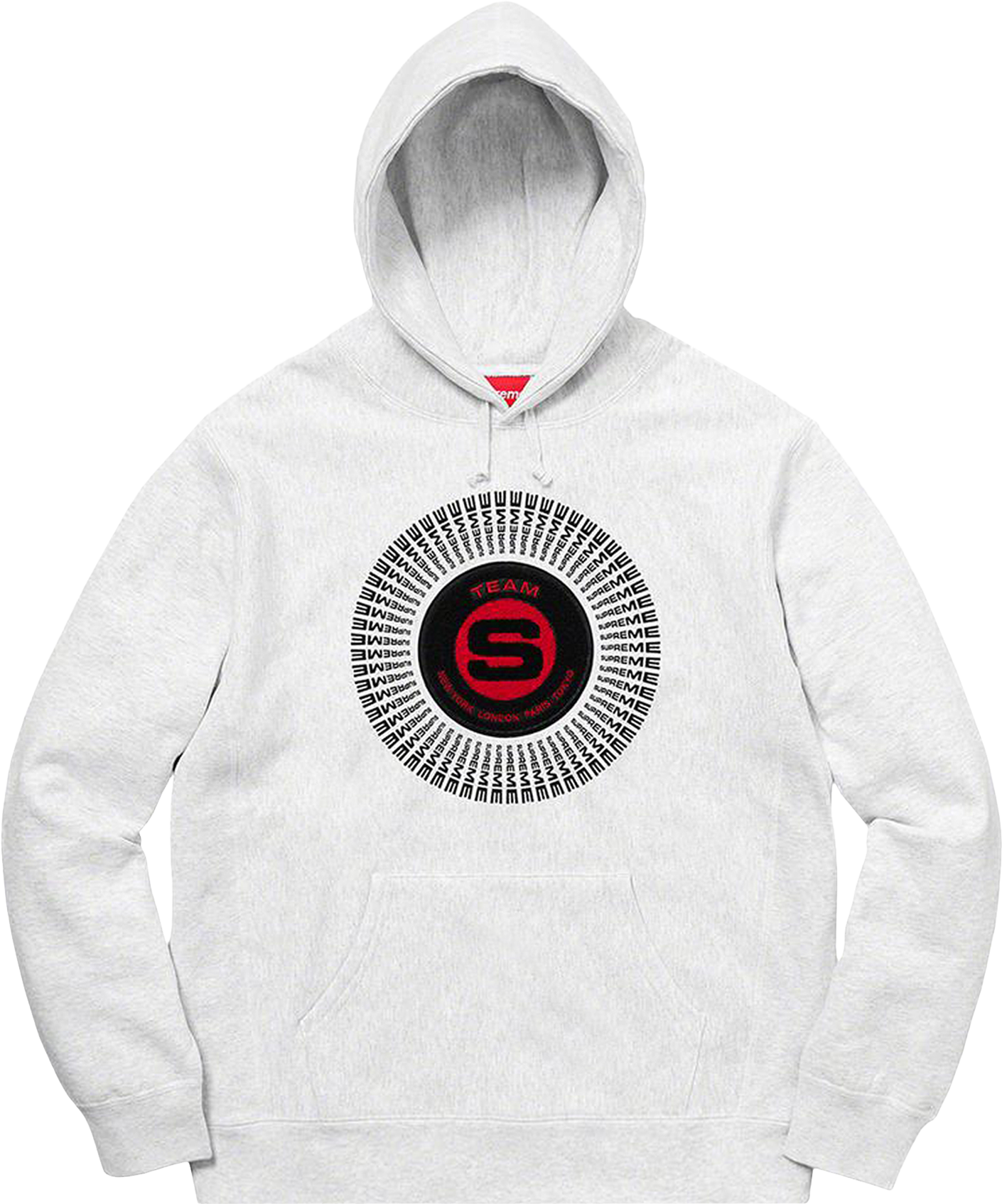 Supreme Chenille Appliqué Hooded Sweatshirt - Cream | Editorialist