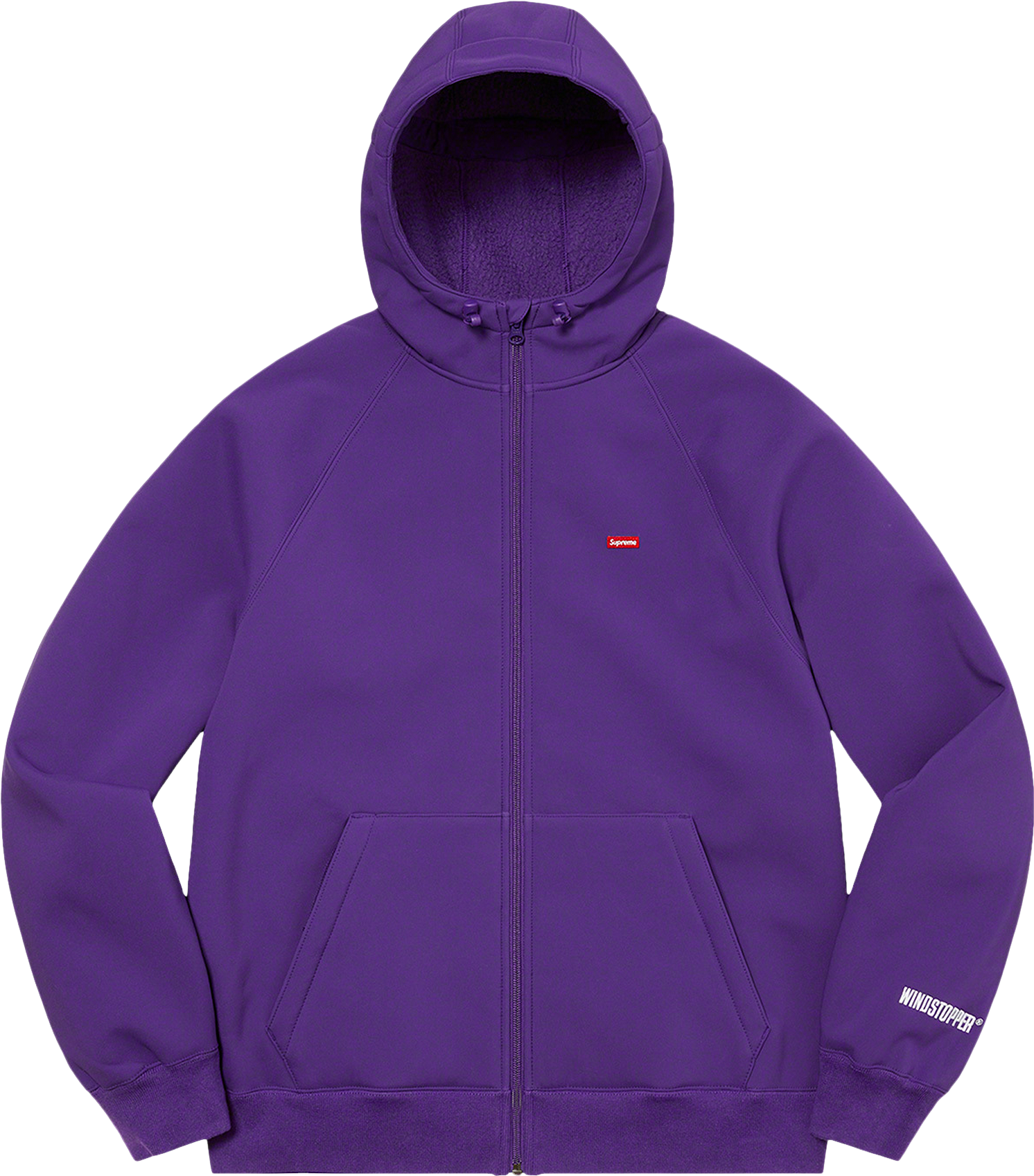 Supreme Zip Up Hooded Sweatshirt - Purple | Editorialist
