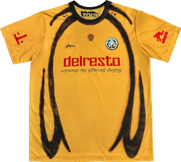TRAVIS SCOTT Italy Soccer Jersey - Black | Editorialist