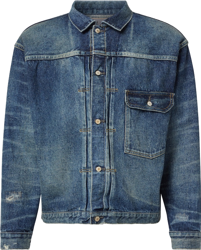 Junya Watanabe X New Manual Denim Jacket In Blue - 30% Off