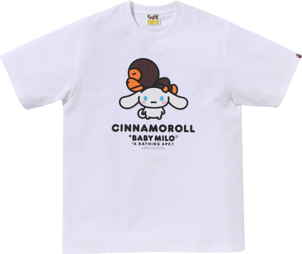 A Bathing Ape X Cinnamoroll Baby Milo Ginza Exclusive Tee Shirt
