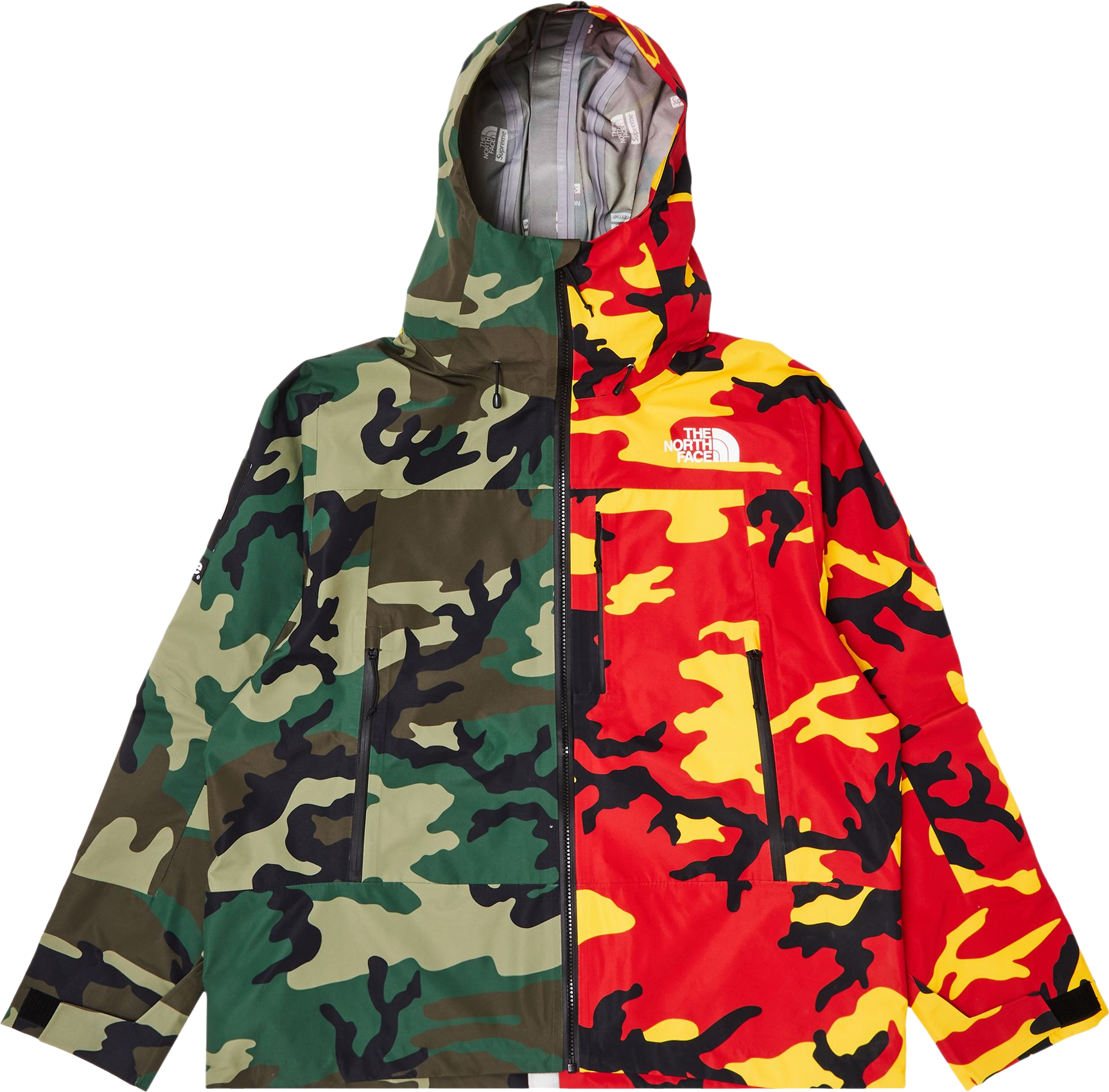 Supreme The North Face Split Taped Seam Shell Jacket - Tan 