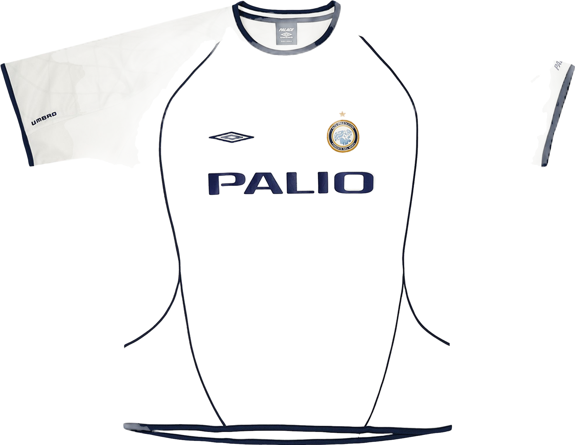 Palace X Umbro Home Shirt - White | Editorialist