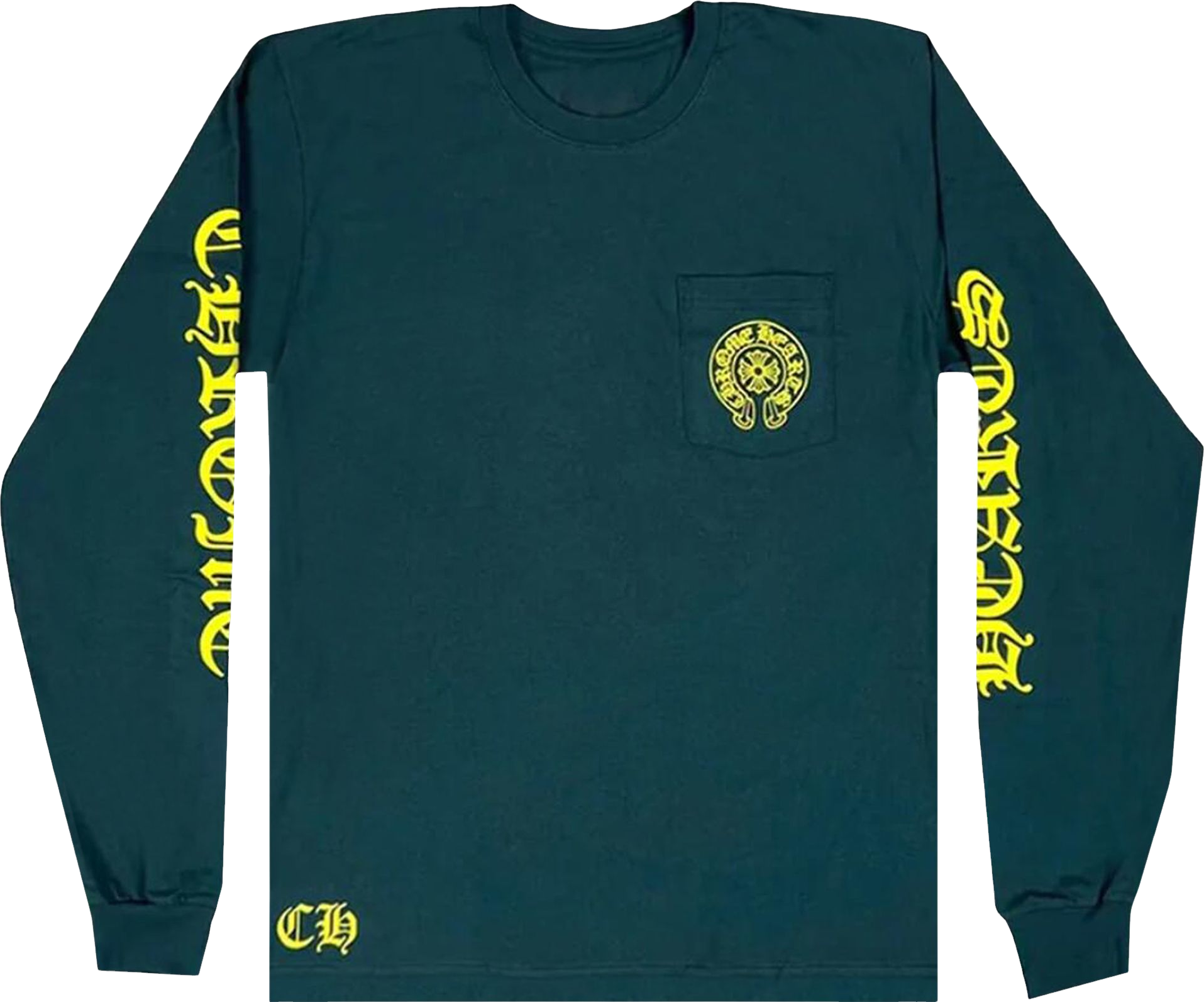 Chrome Hearts Horseshoe Long-Sleeve /Yellow - Green | Editorialist