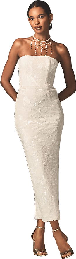knee length dresses for ladies Leslie Navy / L