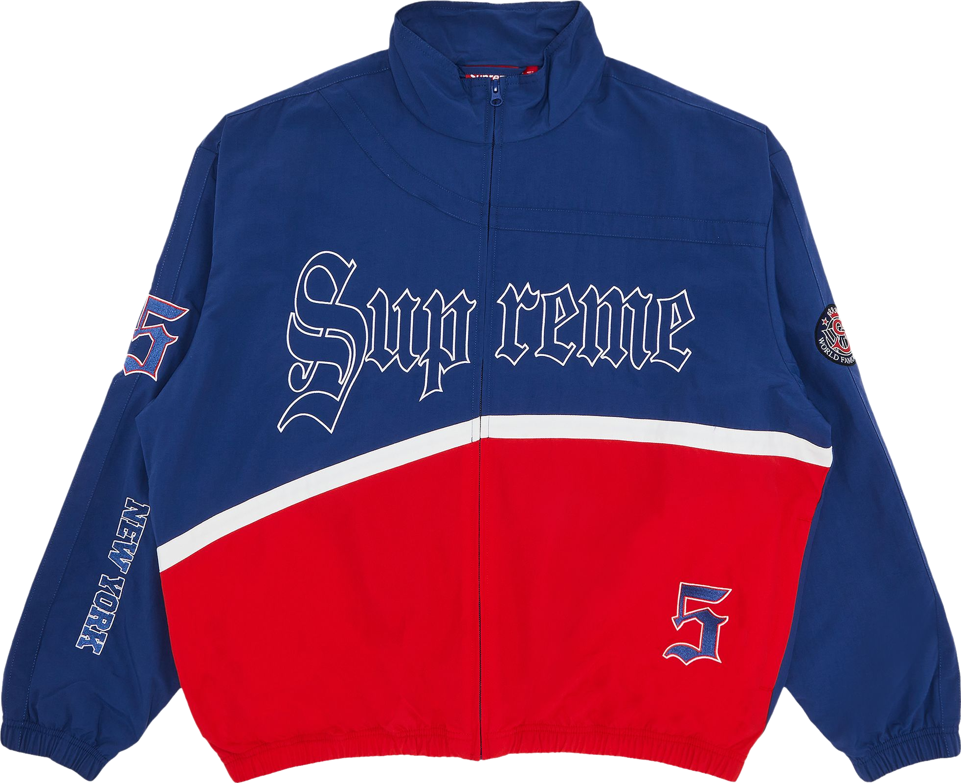 Supreme Old English Track Jacket - White | Editorialist