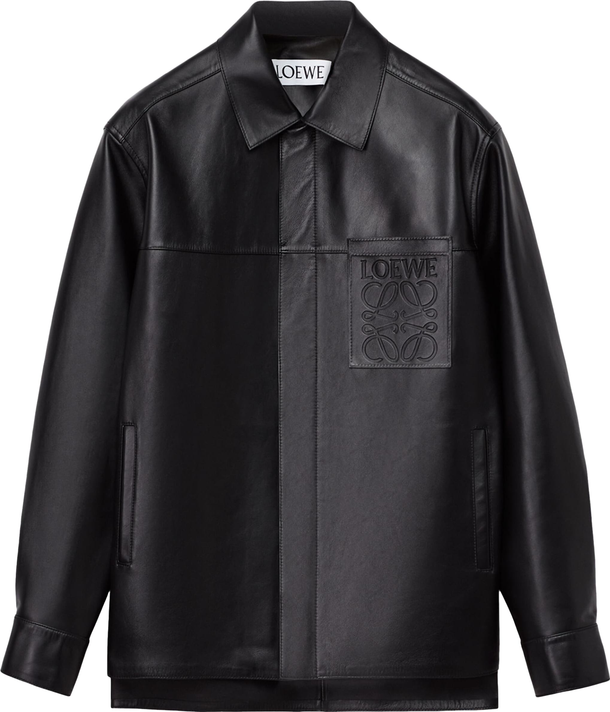 90s OLD LOEWE レザージャケット　ブルゾン　キルティング　メンズ Loewe Leather Jacket - Black | Editorialist