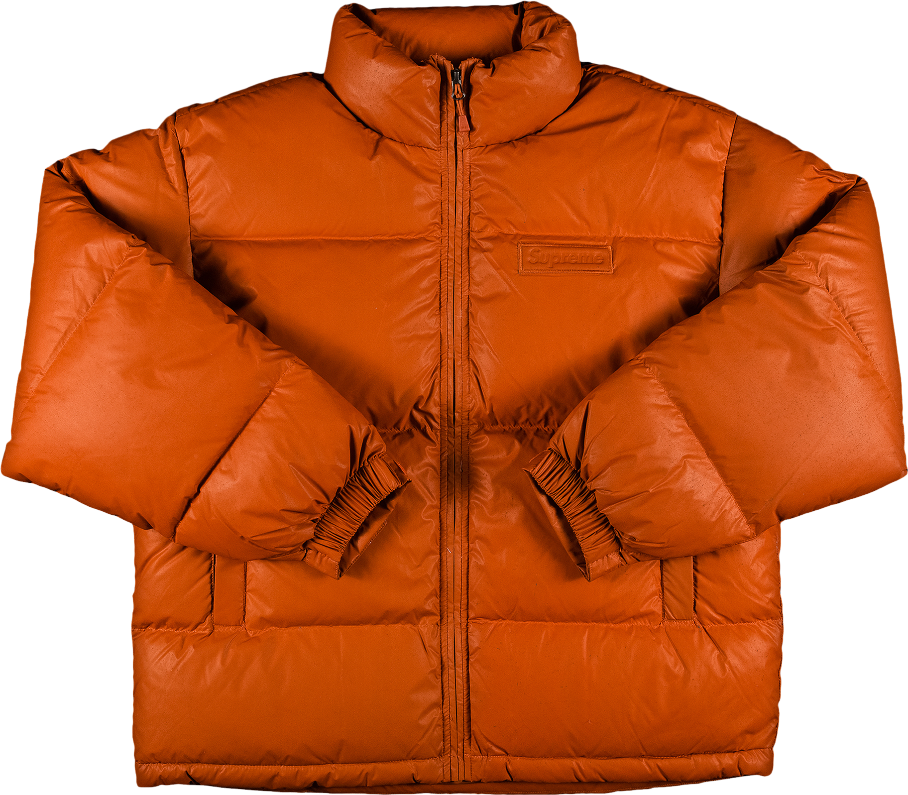 Supreme Reflective Speckled Down Jacket - Orange | Editorialist