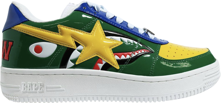 A Bathing Ape Sta Low M2 Sneakers - Green | Editorialist display picture 2