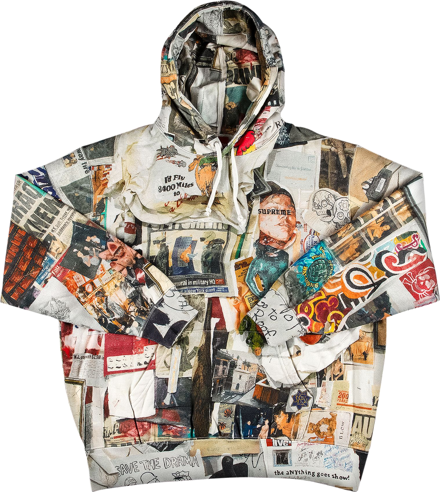 Supreme Dash'S Wall Hooded Sweatshirt - Multicolor | Editorialist
