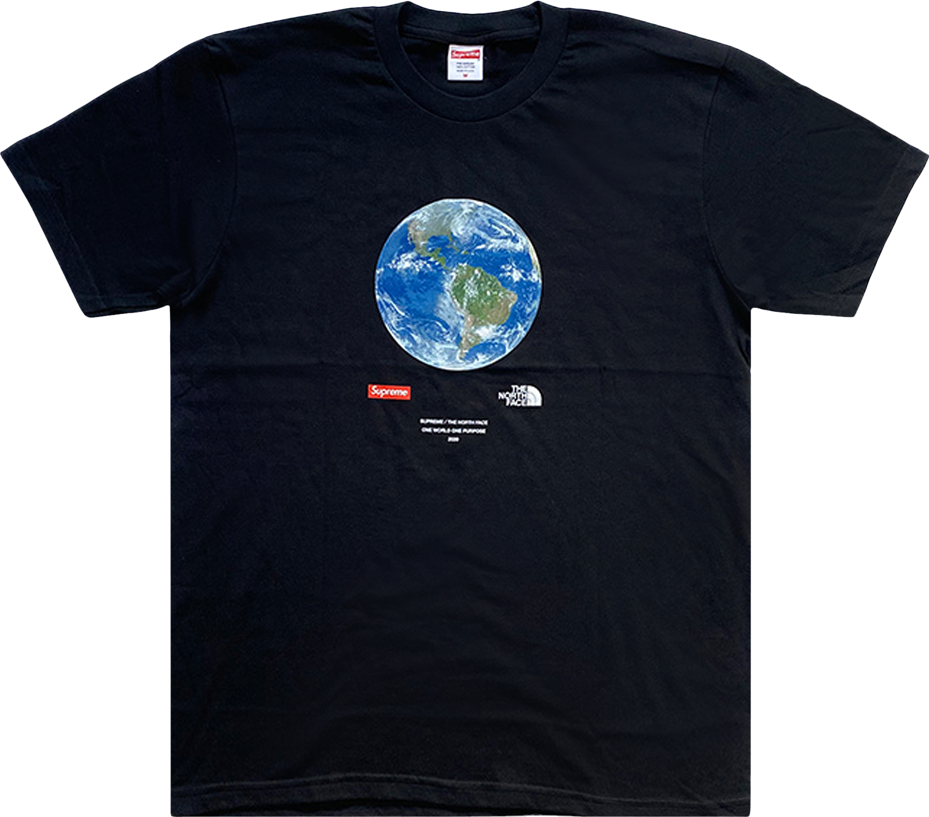 Supreme X The North Face One World Tee - Black | Editorialist