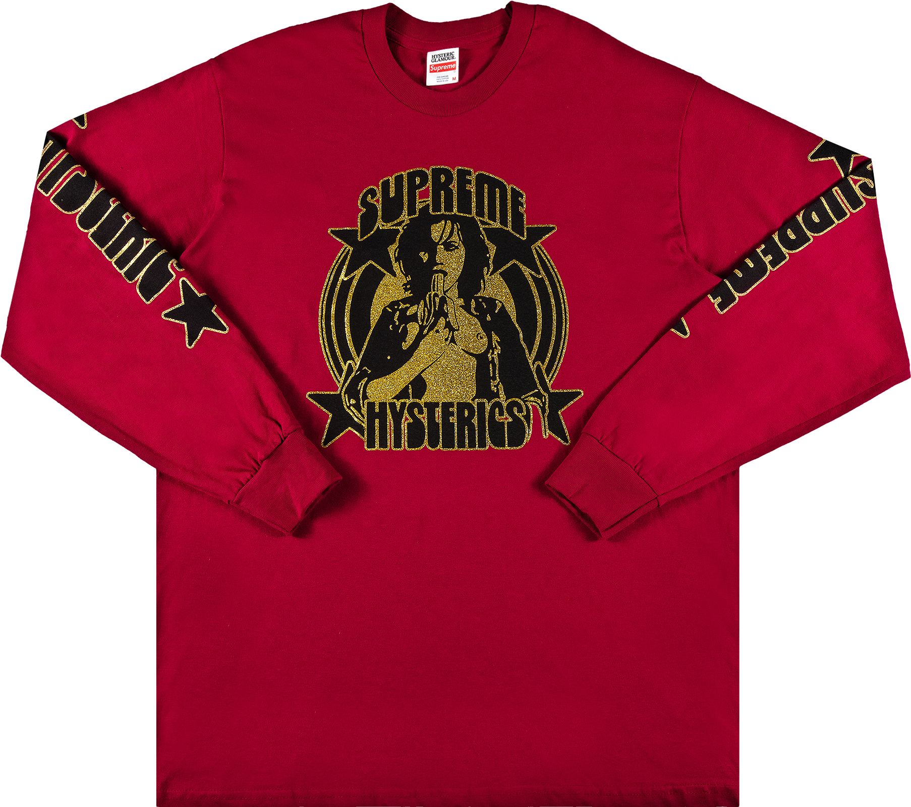 Supreme X Hysteric Glamour Long-Sleeve Tee - Pink | Editorialist