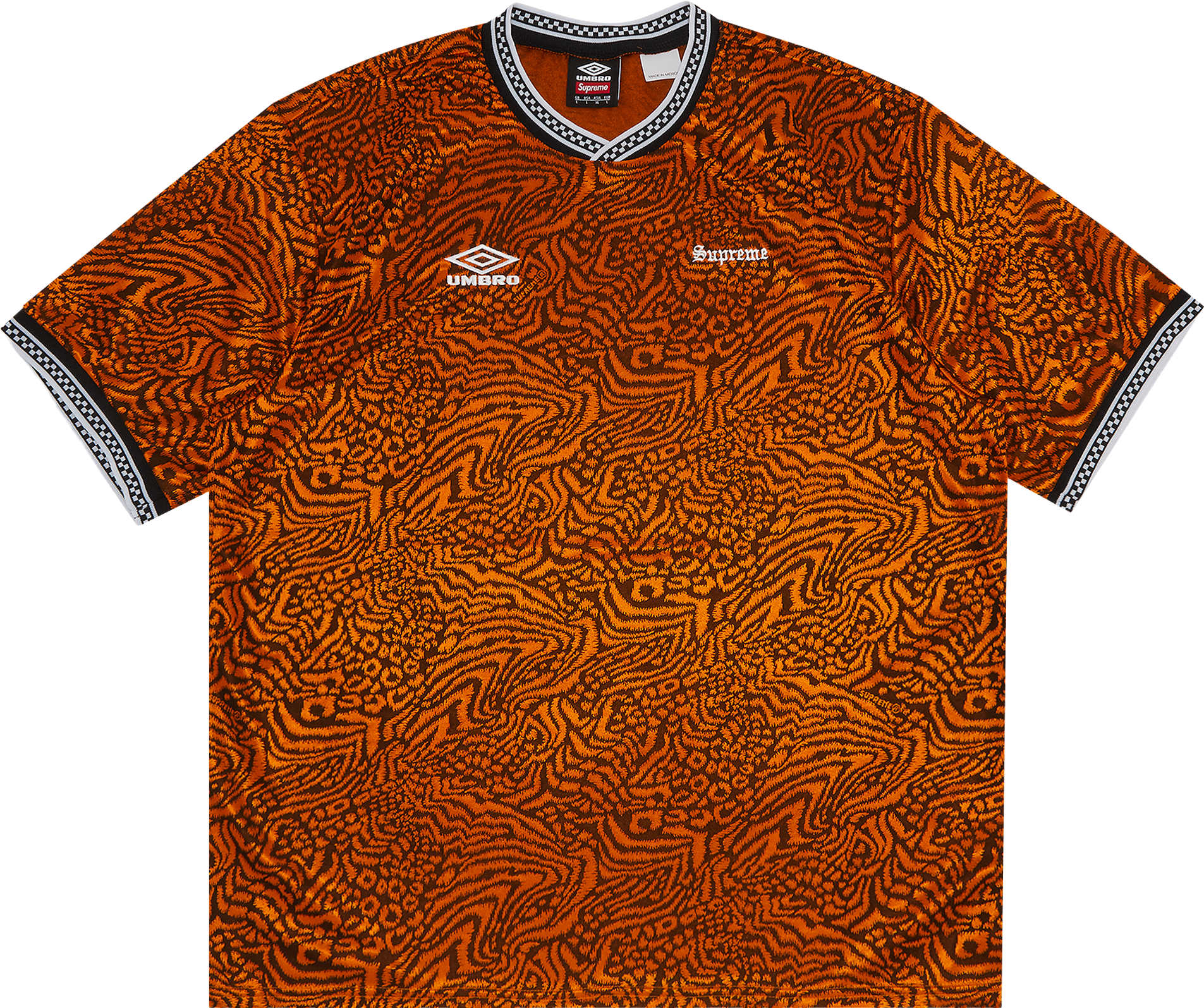 Supreme umbro game shirt アニマル柄ゲームシャツ M 25855740~orange_0_transparent.png