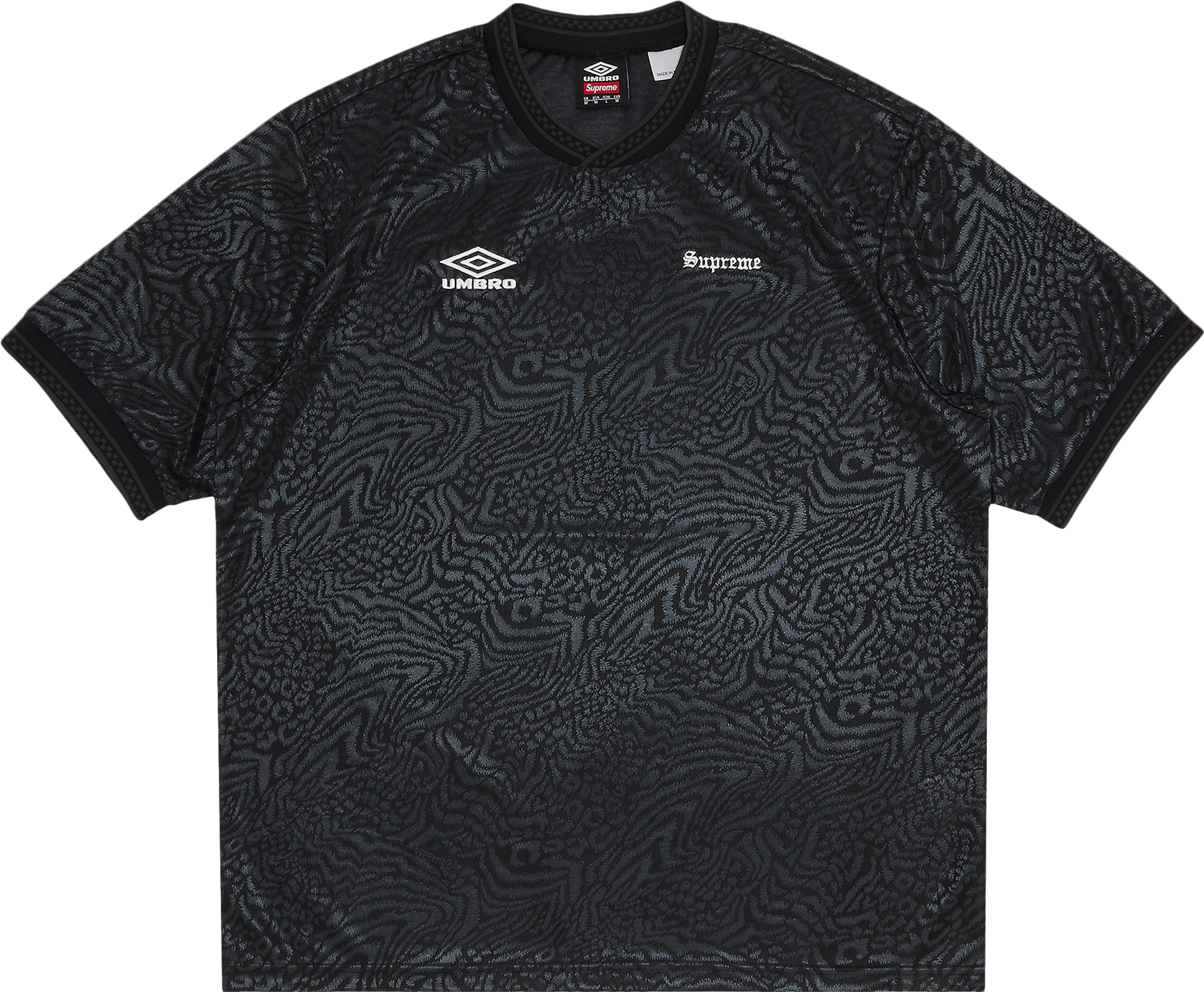 Supreme X Umbro Jacquard Animal Print Soccer Jersey - Orange